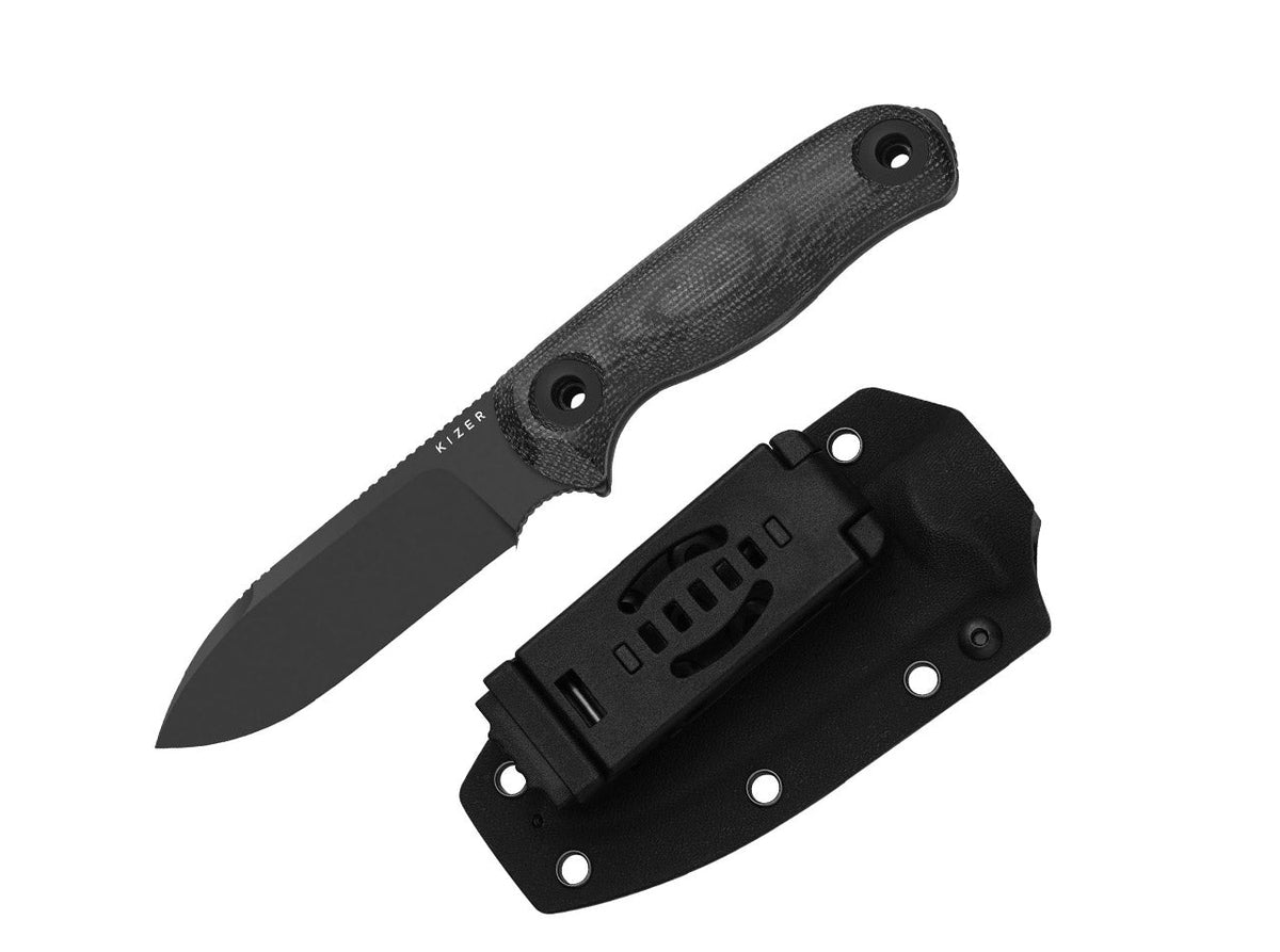 Drop Bear Fix 3 1095 Micarta All Black