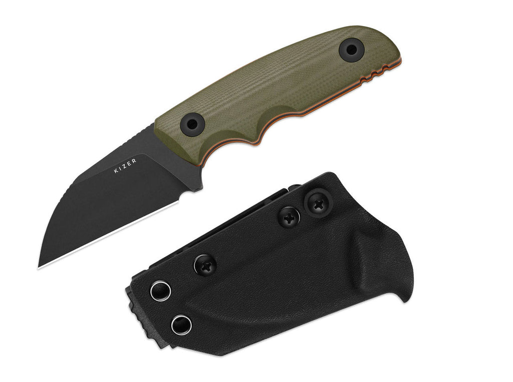 Snick AEB-L Olive Green G10 Black Stonewash