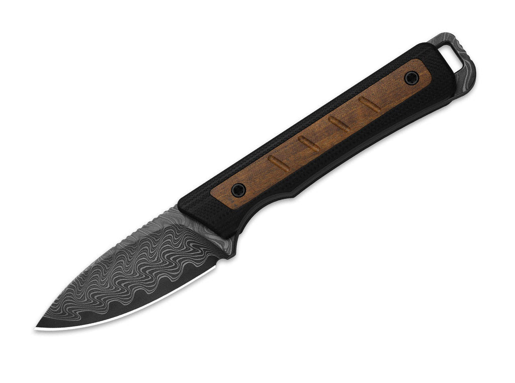Whiskey Jack Damascus Black G10 & Mkuruti
