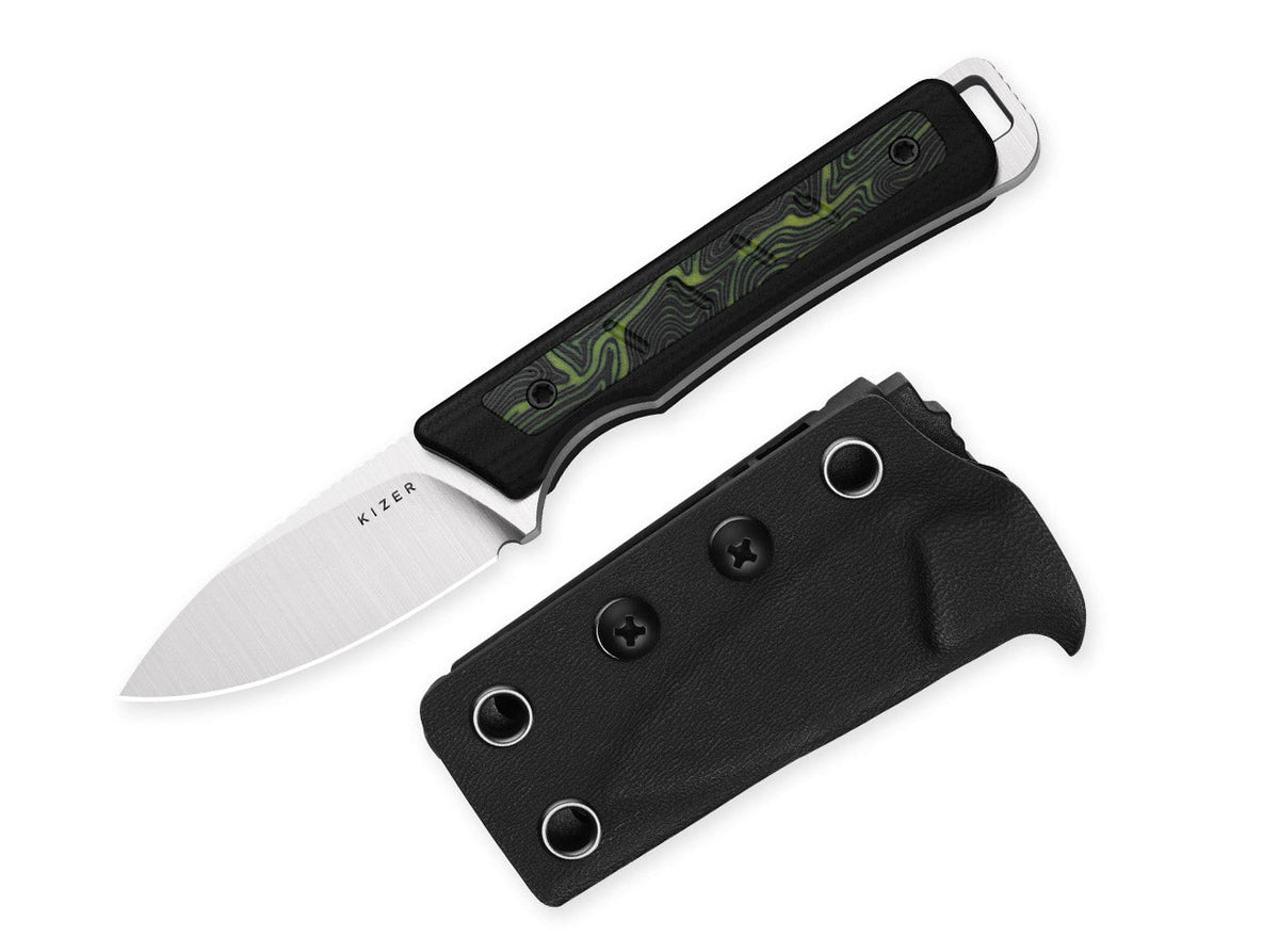 Whiskey Jack AEB-L Black & Green G10