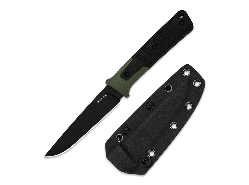 Area Eight AEB-L Green & Black G10 PVD