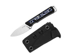 Whiskey Jack AEB-L Black & Blue G10 & White Micarta