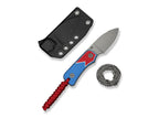Baby Banter Fixed Blade Jump Edition Nitro-V Red White Blue G10