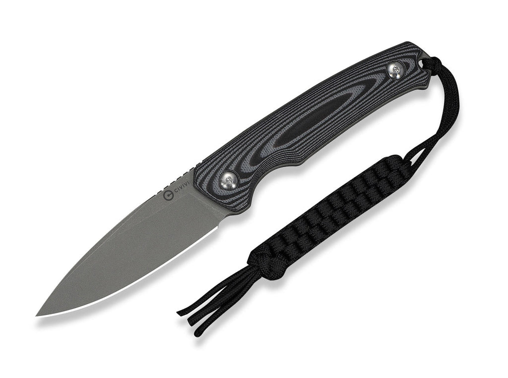 Altus Fixed Blade 14C28N Grey & Black G10