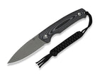 Altus Fixed Blade 14C28N Grey & Black G10