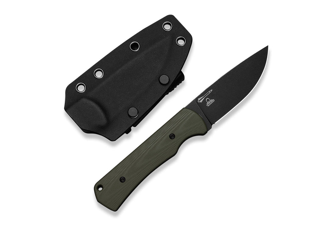 Jencks 14C28N Green G10 Black Stonewash