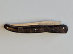 Laguiole „The Legend“ – Französisches Klappmesser 12 cm mit patentierter Double-Action & Holzgriff Palme Stabilisiert
