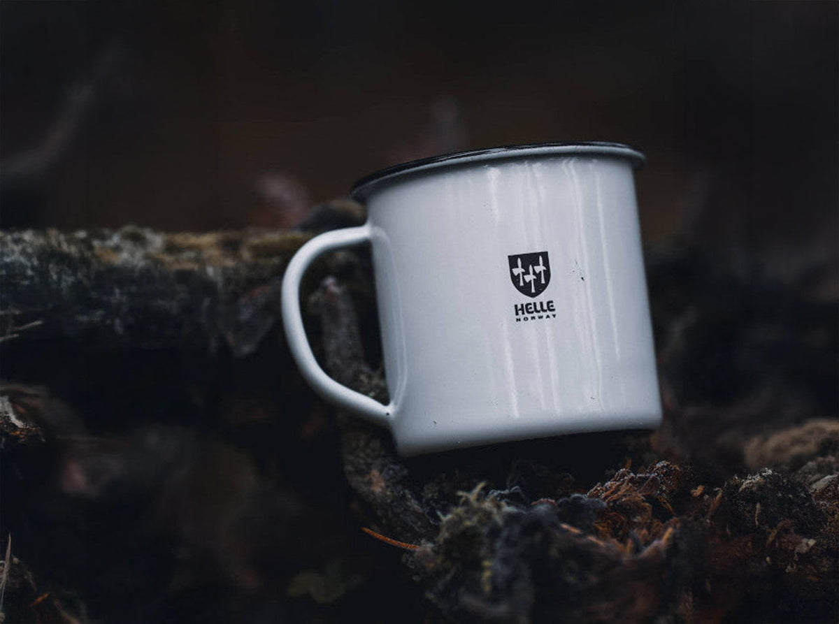 Map Enamel Tasse