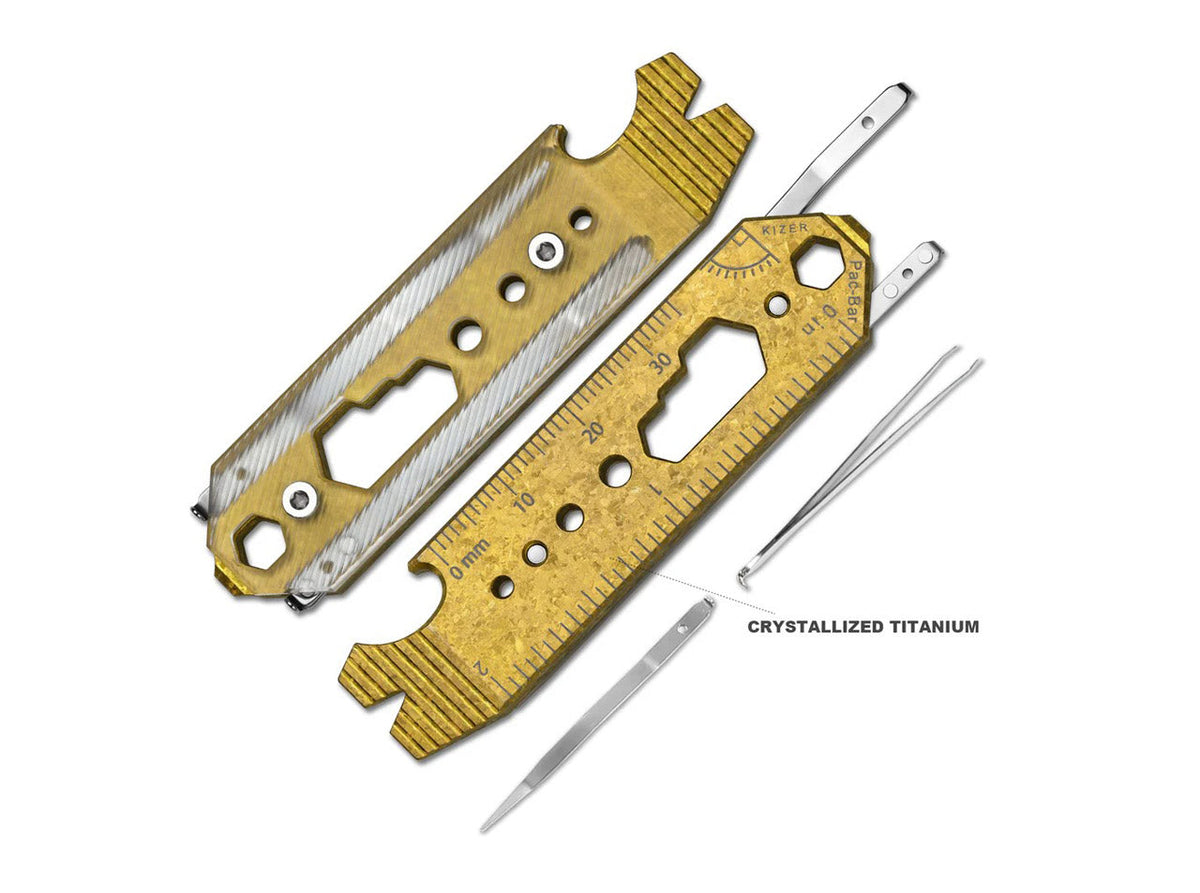 Pac-Bar Crystallized Titanium & Acrylic
