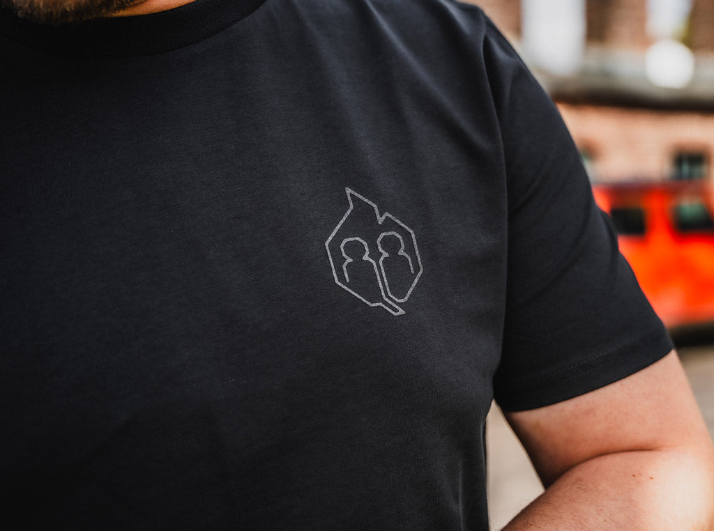 T-Shirt Schwarz L