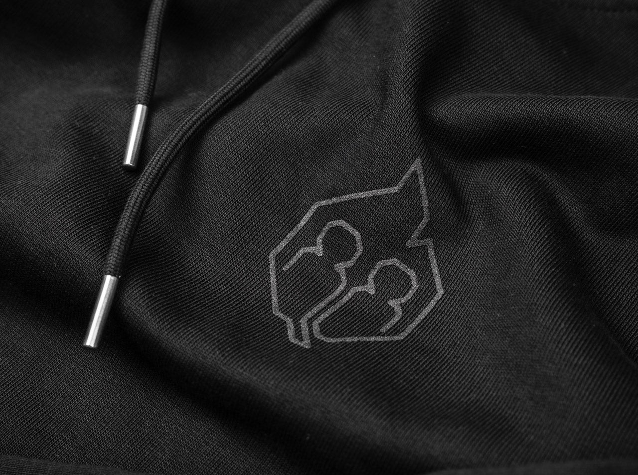 Hoodie Schwarz L