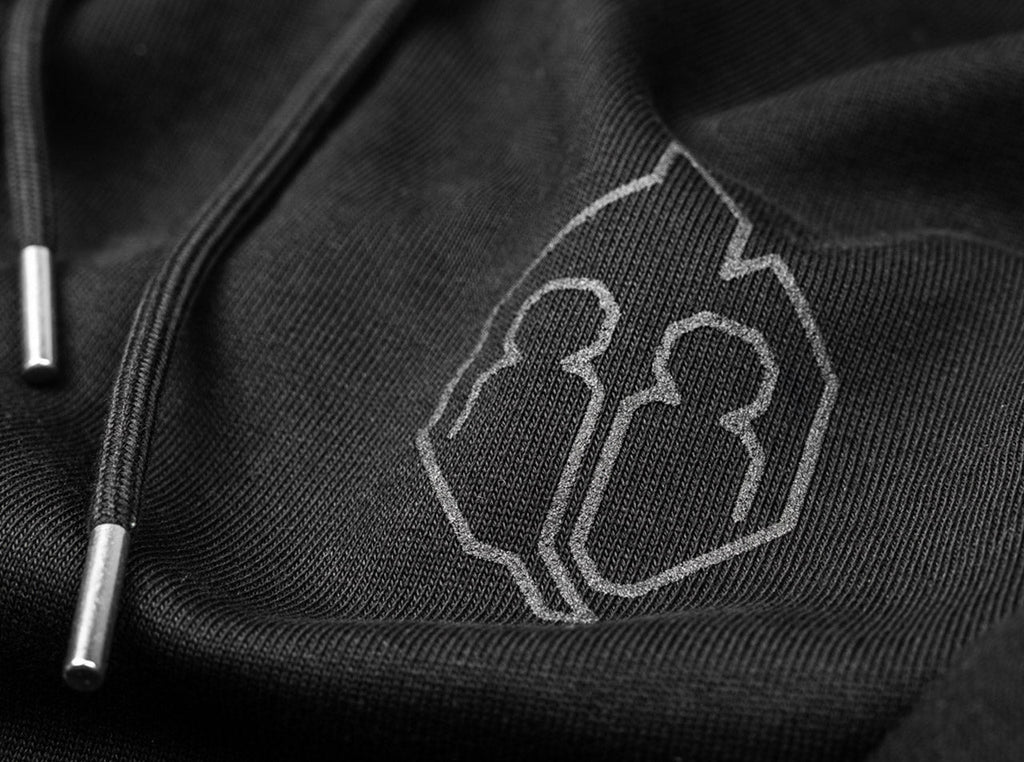 Hoodie Schwarz L