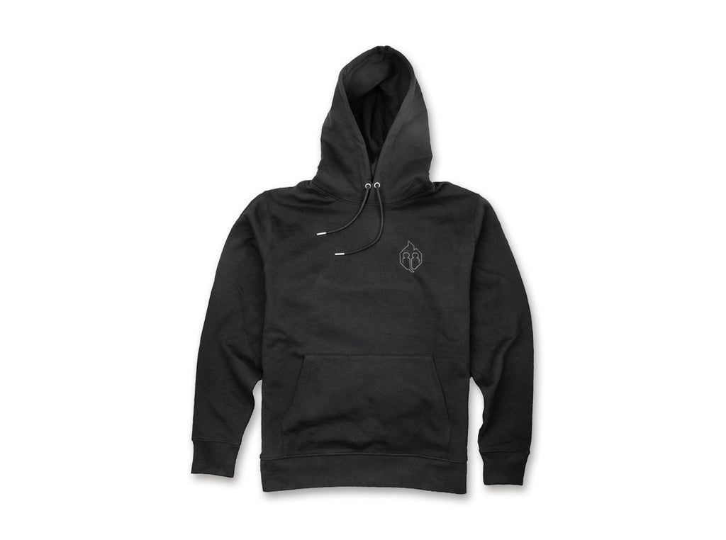 Hoodie Schwarz XL