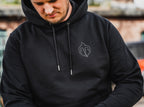 Hoodie Schwarz XL