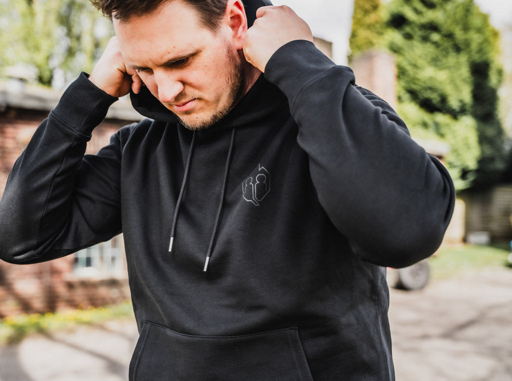 Hoodie Schwarz XL