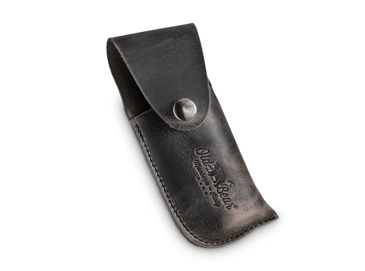 Leather Sheath Grey L XL