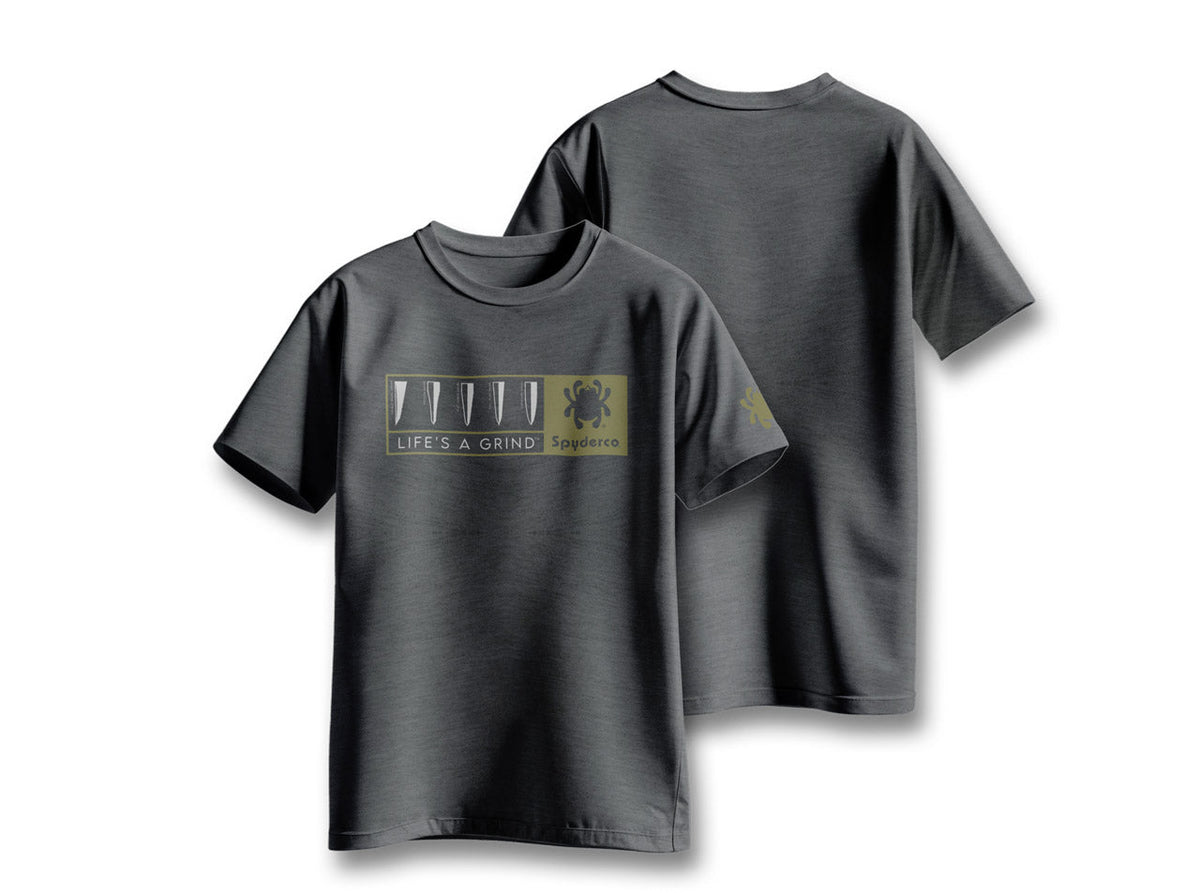 T-Shirt Life's a Grind Heather Grey XL