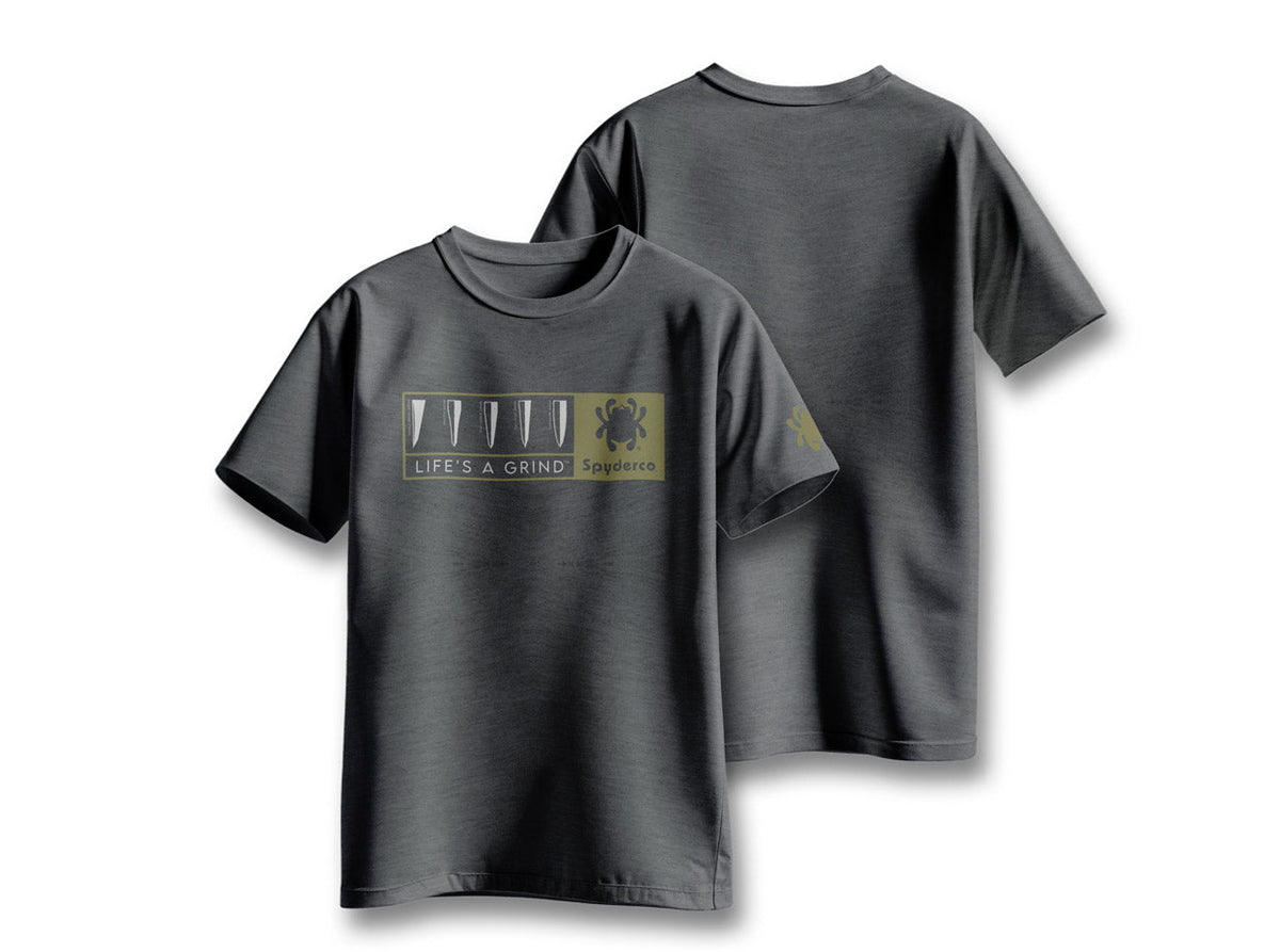 T-Shirt Life's a Grind Heather Grey 2XL