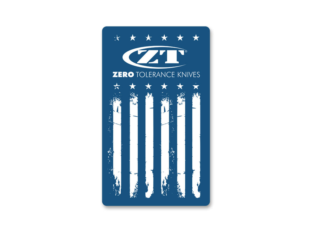 USA Flag  Blue Sticker Vertical