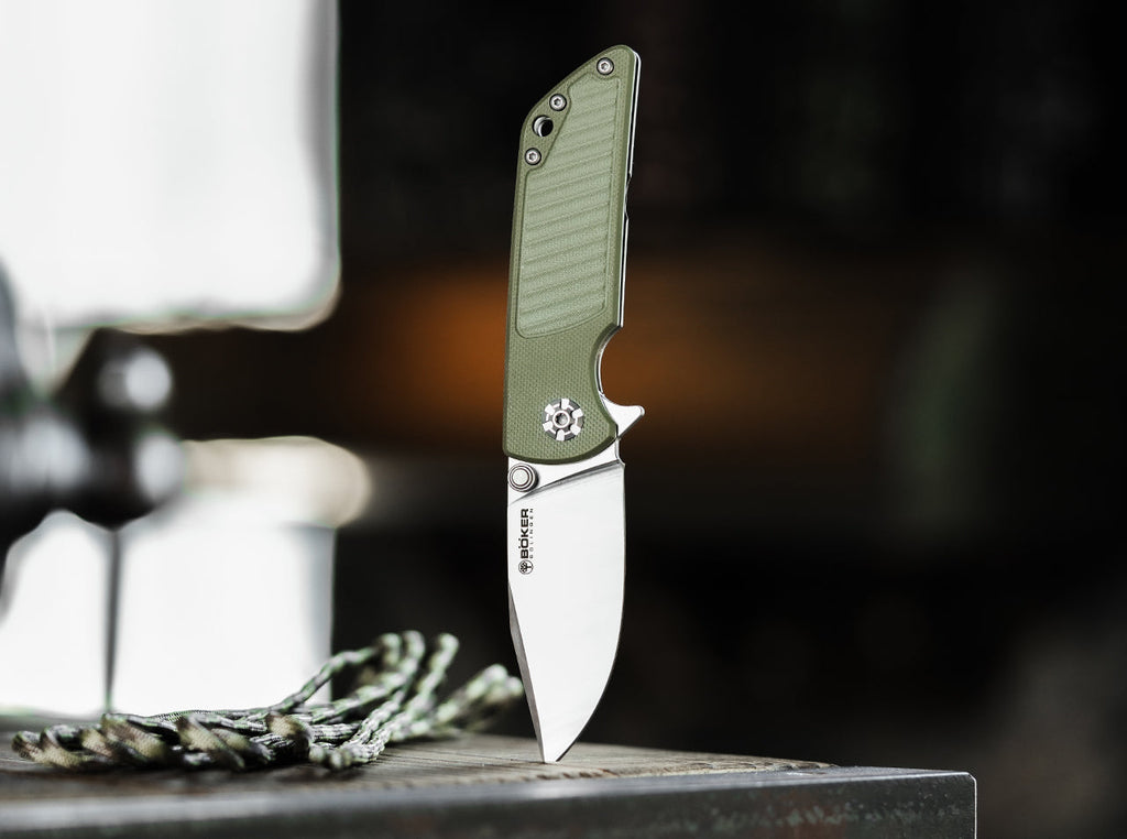 Sherman EDC II G10 OD Green