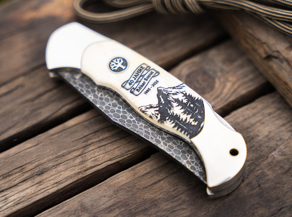Böker Scout 40th Anniversary Damast