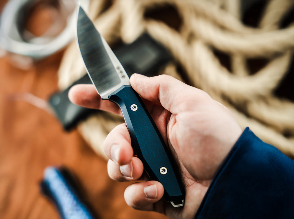 Daily Knives AK1 Droppoint MagnaCut Blue