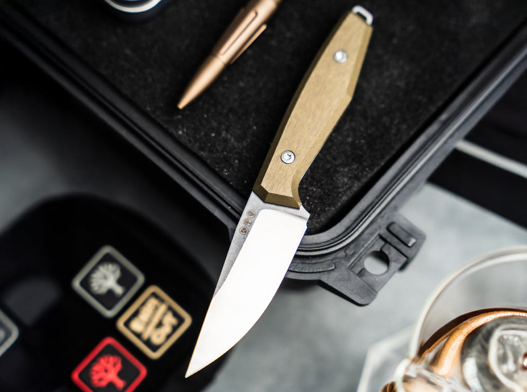 Daily Knives AK1 Droppoint MagnaCut Gold