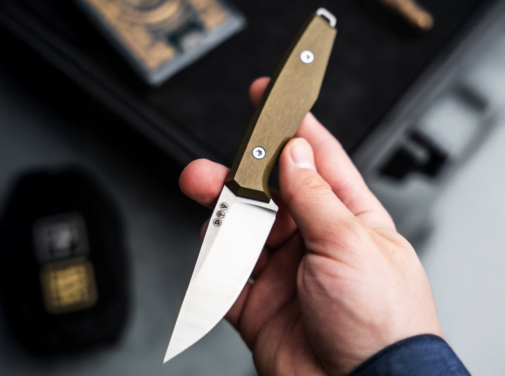 Daily Knives AK1 Droppoint MagnaCut Gold