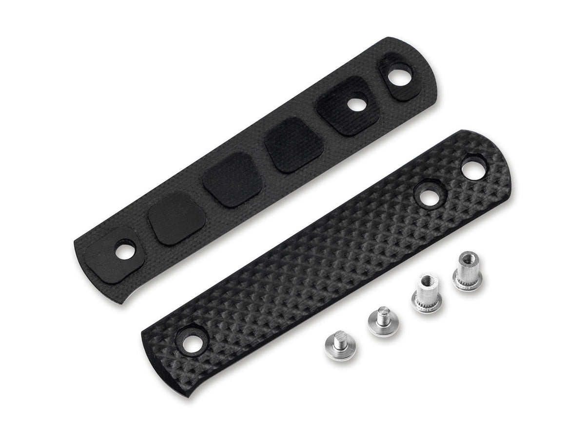 BFF Packlite Griffschalen G10 Schwarz Pyramid