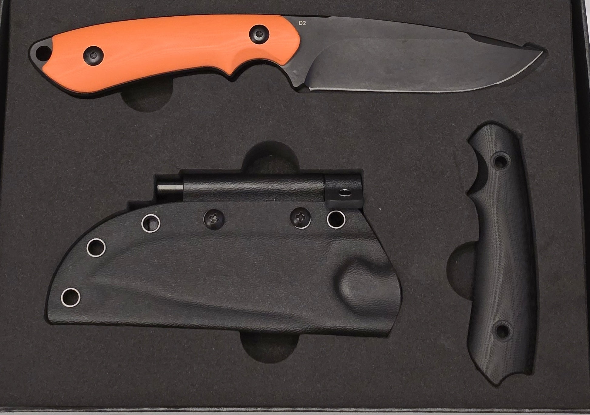 Schneidwerk Jagd- & Outdoormesser TN02 / Schwarz -D2 – Premium-Qualität unter 100 €