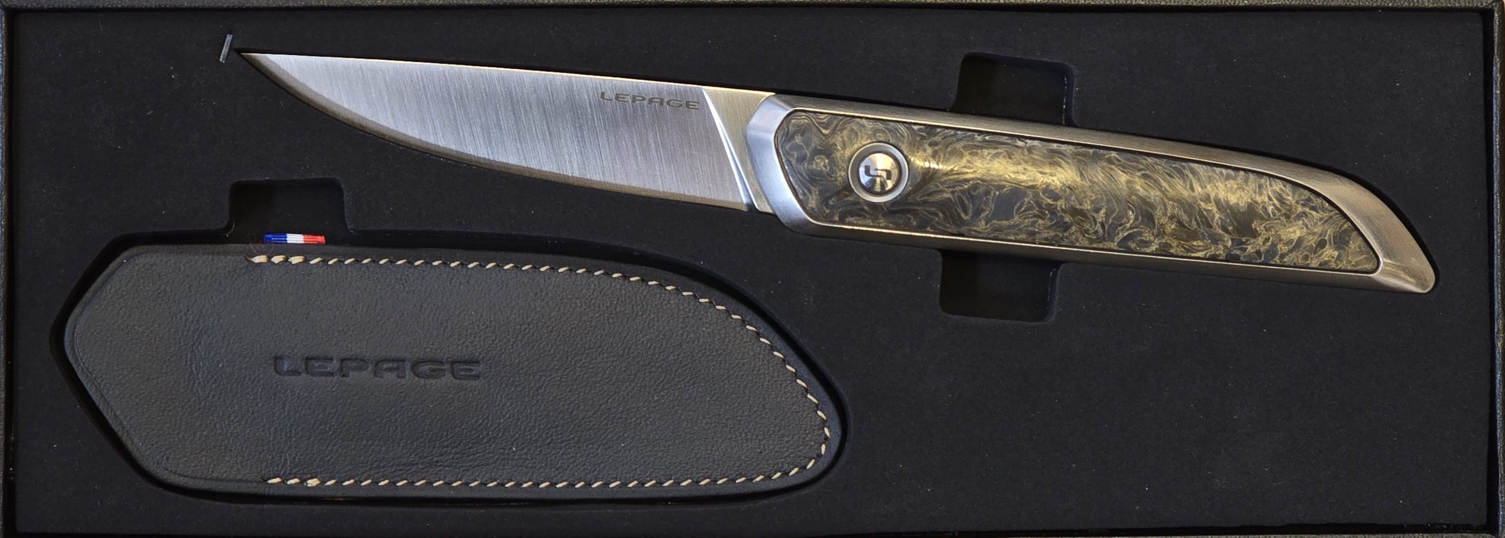 Le Galeries Titane – High-End Titan-Folder von Francis Lepage (Coutellia d’Or Sieger) Unitianium