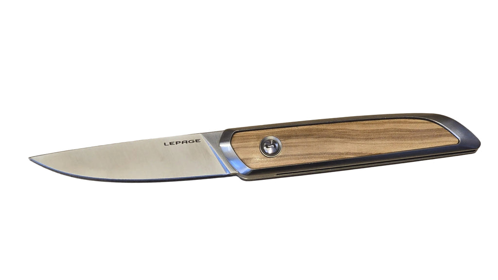 Le Galeries Titane – High-End Titan-Folder von Francis Lepage (Coutellia d’Or Sieger) Olive