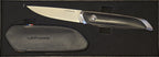 Le Galeries Titane – High-End Titan-Folder von Francis Lepage (Coutellia d’Or Sieger) G10 Schwarz