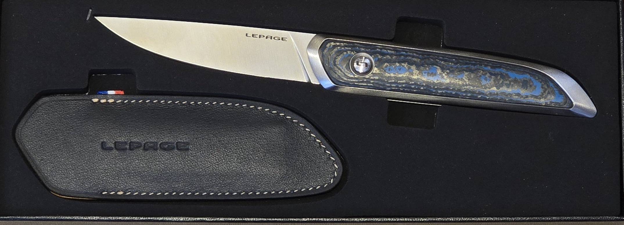 Le Galeries Titane – High-End Titan-Folder von Francis Lepage (Coutellia d’Or Sieger) Arctic Storm