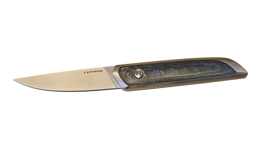 Le Galeries Titane – High-End Titan-Folder von Francis Lepage (Coutellia d’Or Sieger) Arctic Storm