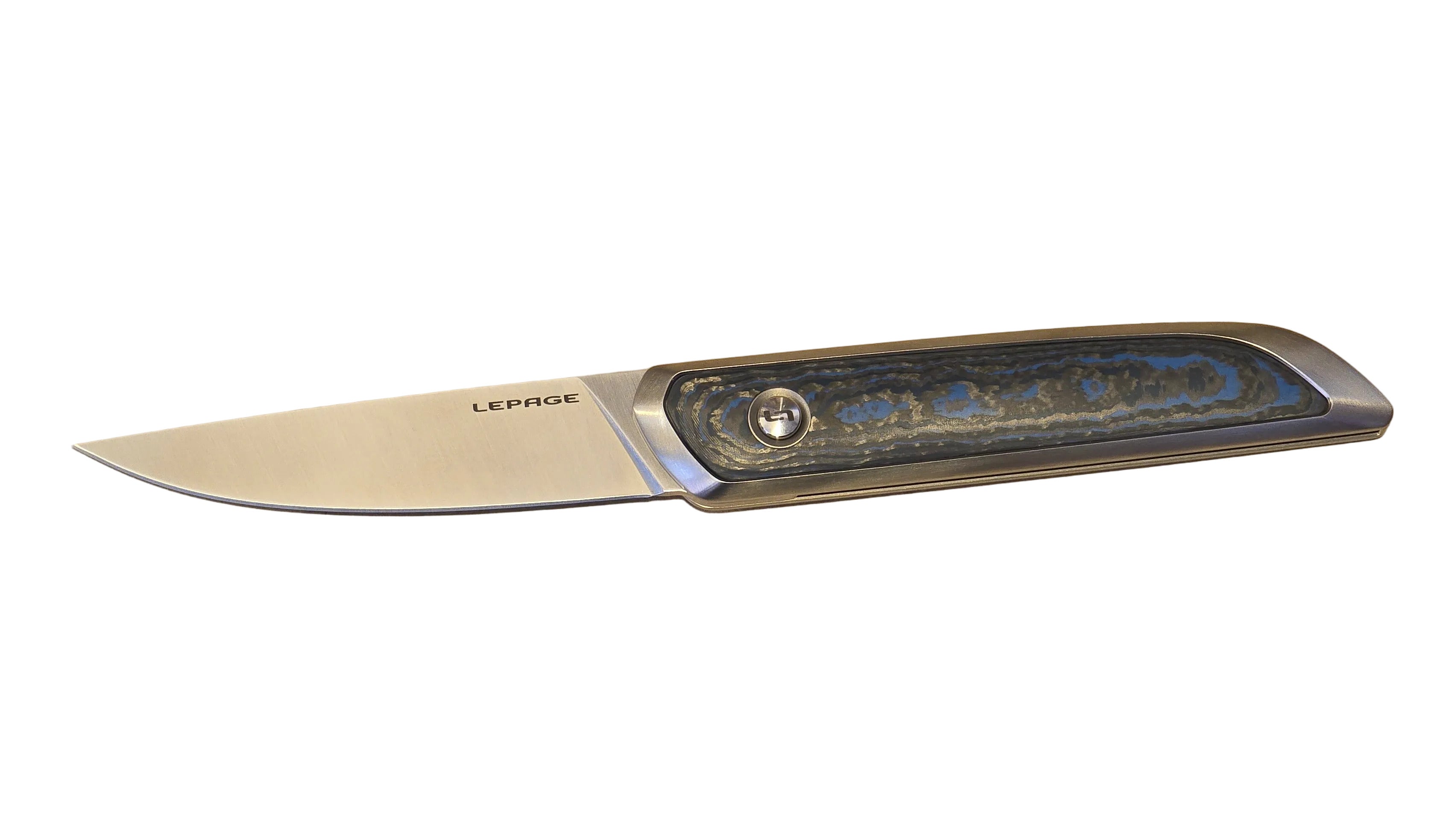 Le Galeries Titane – High-End Titan-Folder von Francis Lepage (Coutellia d’Or Sieger) Arctic Storm