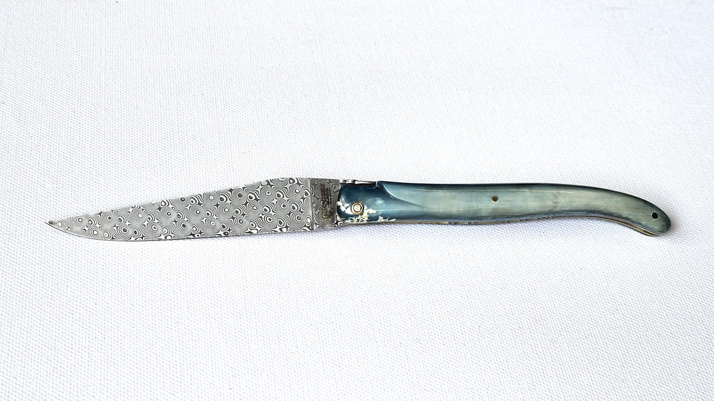 Laguiole en Aubrac Blaues Mammut & Blaue Zirkone