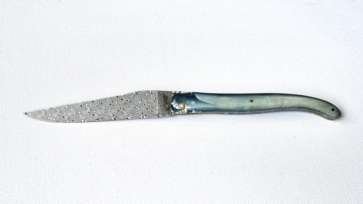 Laguiole en Aubrac Blaues Mammut & Blaue Zirkone