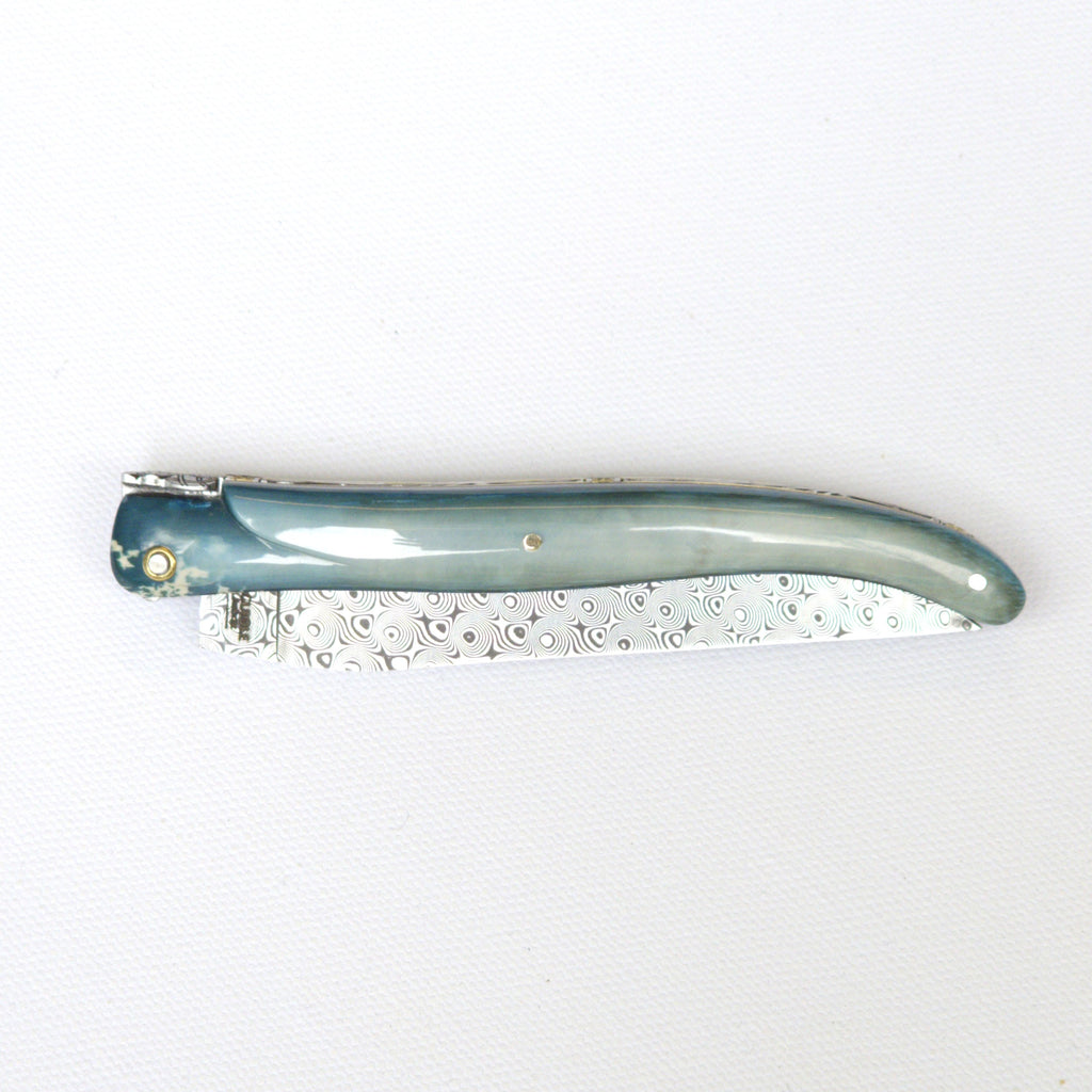 Laguiole en Aubrac Blaues Mammut & Blaue Zirkone