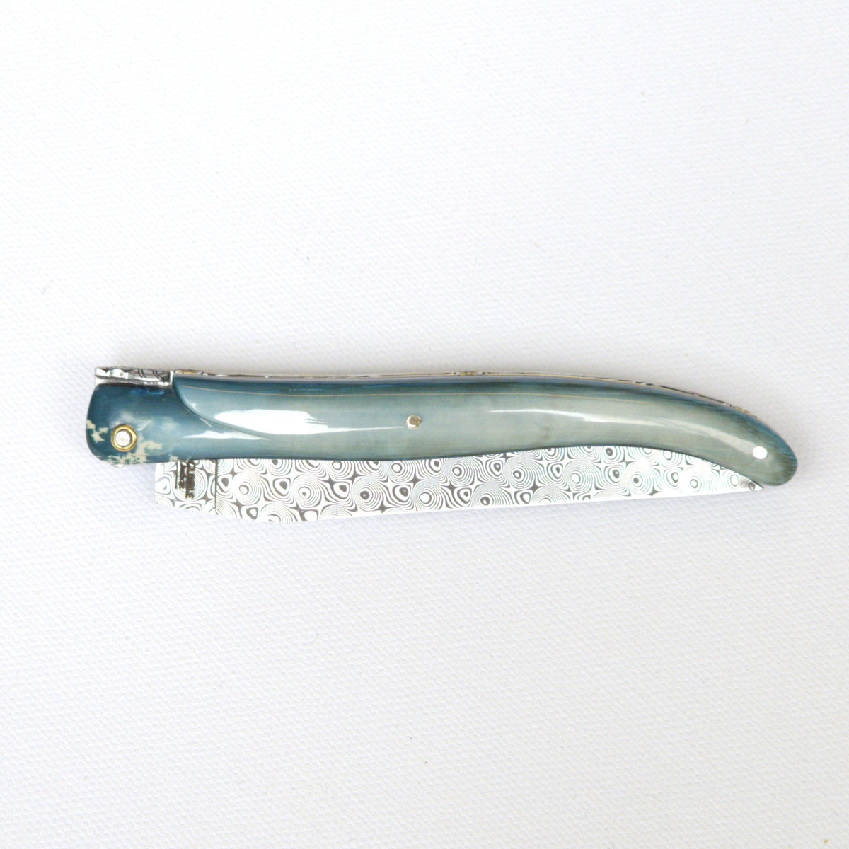 Laguiole en Aubrac Blaues Mammut & Blaue Zirkone