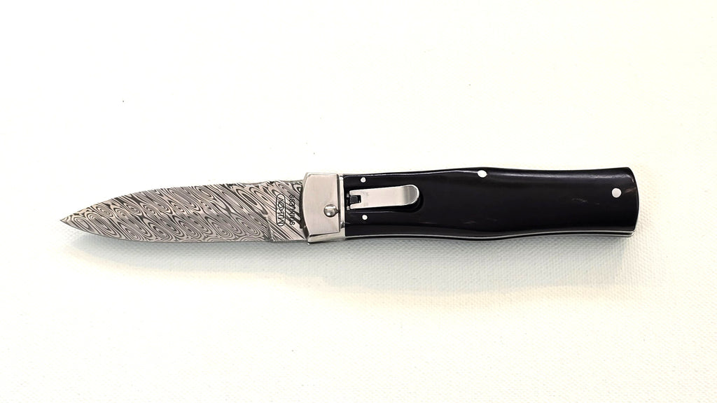 Mikov Predator  - Damast Büffelhorn