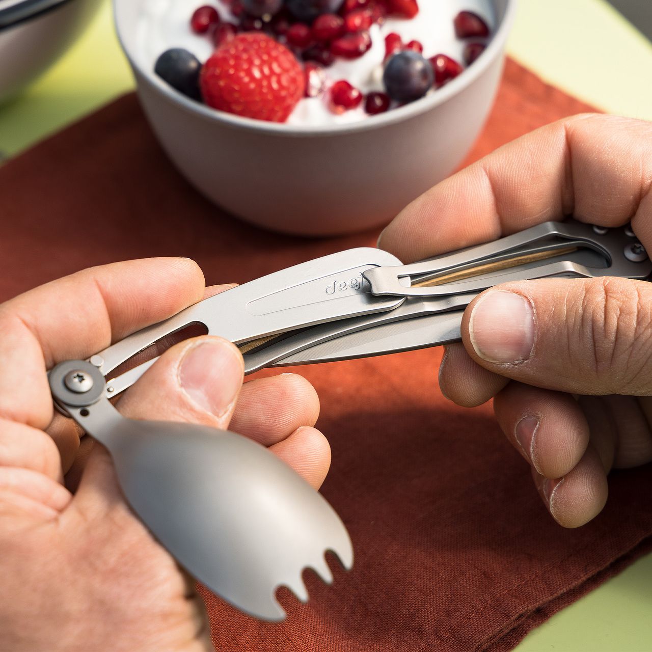 Deejo Spork 39g grau