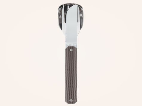 Besteck 12:34, Aluminium dunkelgrau