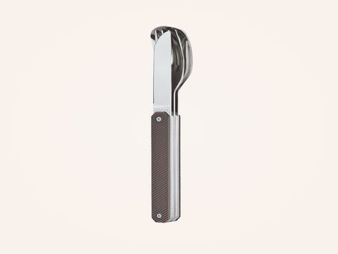 Besteck 12:34, Aluminium dunkelgrau