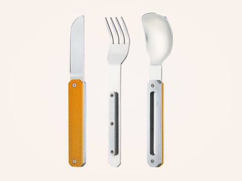 Besteck 12:34, Aluminium orange
