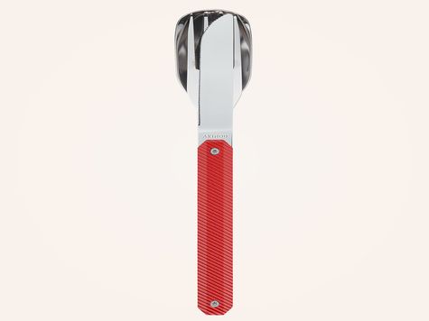 Besteck 12:34, Aluminium rot