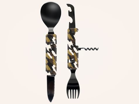 Multi Besteck 13:25, Camo grün