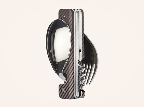 Multi Besteck 13:25, Aluminium dunkelgrau