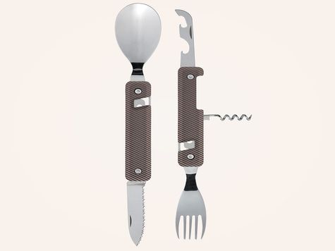 Multi Besteck 13:25, Aluminium dunkelgrau