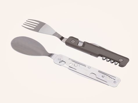 Multi Besteck 13:25, Aluminium dunkelgrau